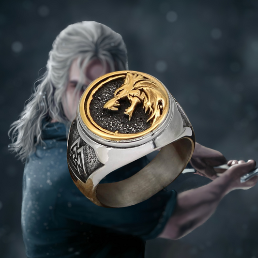 THE WITCHER WOLF "PREMIUM" RING WITH BOX
