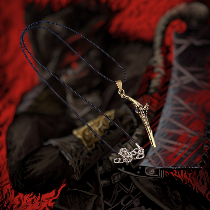 Bloodborne Gun Necklace