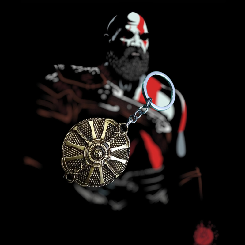 God of War Keychains (Shield - Leviathan axe - Blades of chaos )