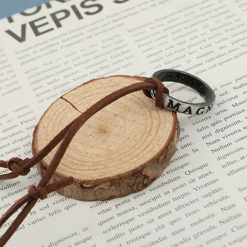 UNCHARTED *LEATHER* NECKLACE