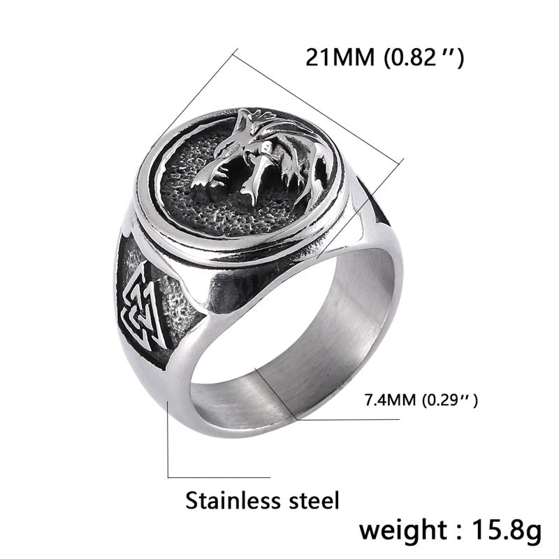 THE WITCHER WOLF "PREMIUM" RING WITH BOX