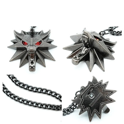 THE WITCHER 3 *LED* WOLF NECKLACE