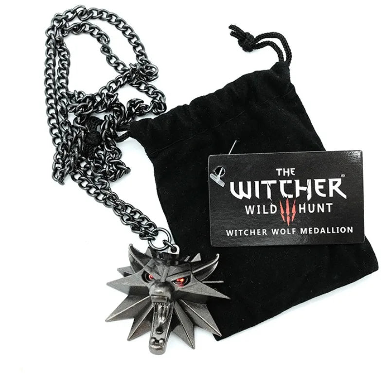 THE WITCHER 3 *LED* WOLF NECKLACE