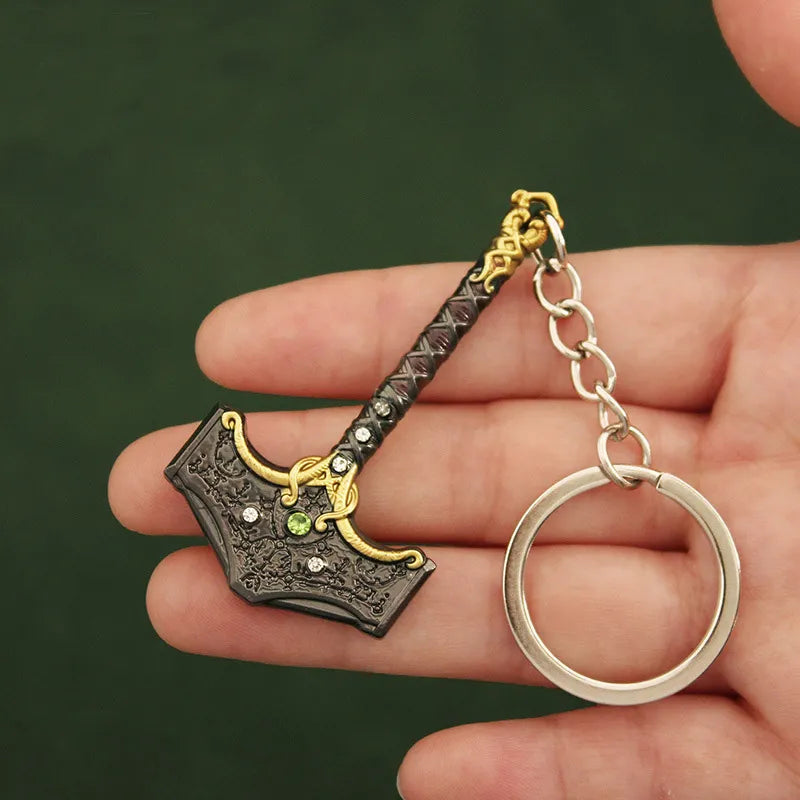 GOD OF WAR THOR'S HAMMER KEYCHAIN *6CM*